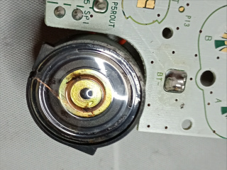 スピーカー洗浄後